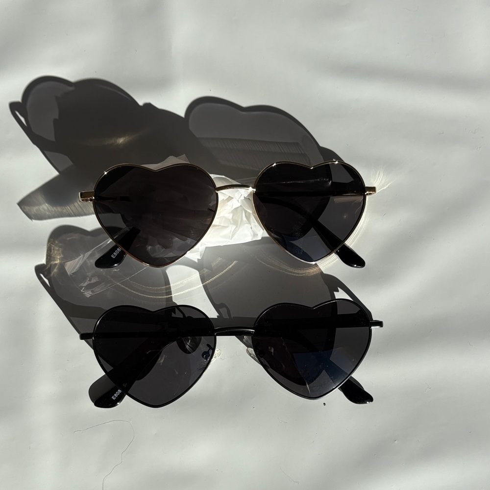 Heart-Shaped Sunglasses brand new bundle of two